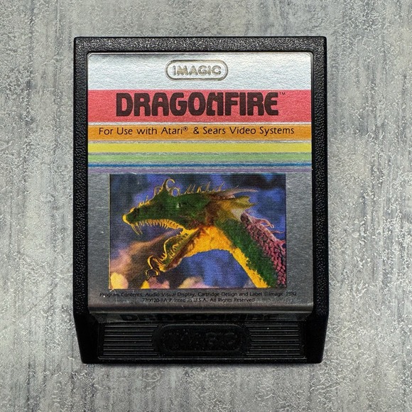 Dragonfire (Atari 2600) Complete In Box CIB - Picture 3 of 16